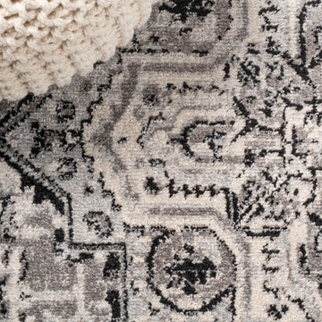 Denia Ornate Geometric Medallion Area Rug